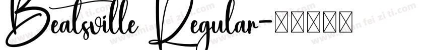 Beatsville Regular字体转换